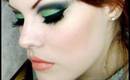 Green Smoke Makeup Tutorial Using Detrivore Cosmetics