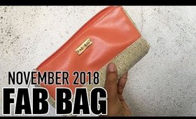 FAB BAG NOVEMBER 2018 | Unboxing & Review | The Beauty Ritual Edition | Stacey Castanha