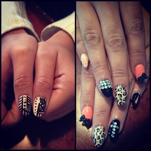 My friend is so good at nails!!! Love them<3