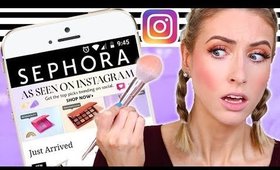 TESTING VIRAL INSTAGRAM MAKEUP that SEPHORA PICKED... What's Overhyped?