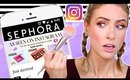 TESTING VIRAL INSTAGRAM MAKEUP that SEPHORA PICKED... What's Overhyped?