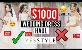 Try on: WEDDING DRESSES from YESSTYLE | Was it worth it?