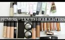 Declutter/Collection: Primers + Liquid Highlighters | Kendra Atkins