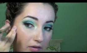 Peacock / 80s / 90s Makeup Tutorial