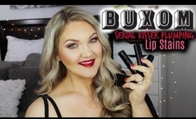 BUXOM SERIAL KISSER PLUMPING LIP STAINS | TRY ON