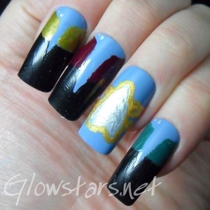 For more nail art and other manis in this challenge visit http://Glowstars.net