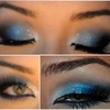 Gorgeous Blue Makeup