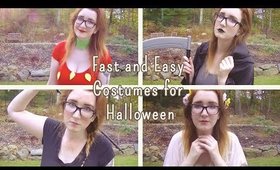 Fast and Easy Costumes for Halloween!