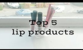 ❤Top 5 Lip Products  | Pastel Beth ❤