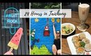 Taichung Taiwan Travel Vlog 2017 🇹🇼 Feng Chia Night Market, Painted Animation Lane, Chun Shui Tang