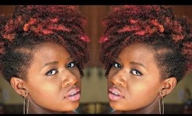How to Install Big Chop Clip ins on Short Natural Hair Collab w/Kays Ways