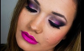 Pretty Rebel - Hot Pink Smokey Eye Tutorial