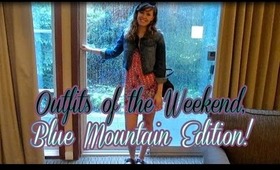 Weekend Getaway Outfits | Blue Mountain Edition!