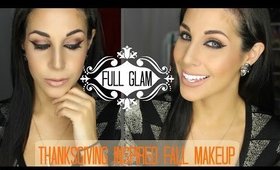 Full Glam Fall Makeup GRWM | Thanksgiving Inspired