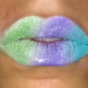 Ombre lips
