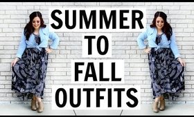 SUMMER TO FALL OUTFITS | GWYNNIE BEE