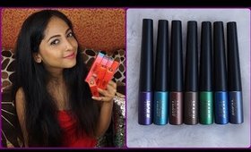 *NEW* NYKAA GLAMOREYES Eyeliner | Swatches and Review | Stacey Castanha