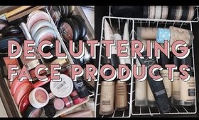 Decluttering Face Products | Foundation, Concealer, Powder, Blush, and Bronzer