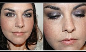 Easy Neutral Metallic Smokey Eyes for Fall