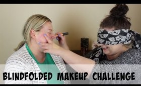 Blindfolded Makeup Challenge w/ Beauty Blogged! | *Pink Dynamite*
