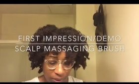 First Impresson: Scalp Massaging Shampoo Brush (and Demo)