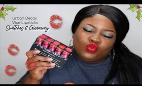 Vice Lipstick Swatches & Giveaway