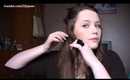 how to curl your hair with straightners.