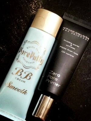 This Korean primer and Japanese BB cream are insane!! They are like photoshop in a tube.  Seriously.