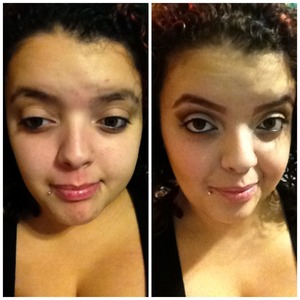 My before and after look I'm proud of:)