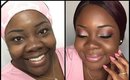 Who said Dark Skinned girls can't wear PINK? ABH Palette Tutorial
