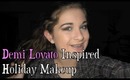 Demi Lovato Inspired Holiday Makeup