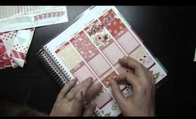 Plan with Me | Red Poppy Glam Planner | Feb 1-7