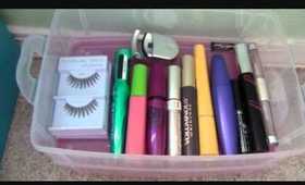 Makeup collection + storage