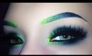 Sexy Neon Make Up Tutorial - Neon Yellow, Neon Green & Black Smoky Eyes (LOW COST)