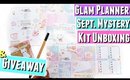 Glam Planner Mystery Kit: SEPTEMBER UNBOXING, Monthly Mystery Subscription & GIVEAWAY