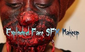 Exploded Face SFX Makeup