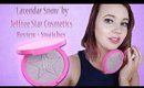 Lavender Snow (Purple Highlighter) by Jeffree Star Cosmetics Review + Swatches
