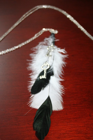 Feather necklace <3