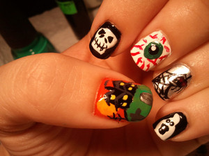 Halloween nails 2011