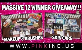 MASSIVE 12 Winner Giveaway!! Makeup, Skin Care, & Brushes! | Tanya Feifel-Rhodes