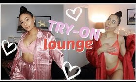 Valentine's Day with Babe | LINGERIE TRY-ON | Lounge