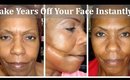 Instant Chin & Cheek Lift Without Surgery | How to Prevent Sagging Jowls
