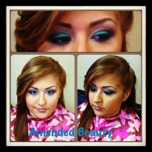 Turquoise day look 