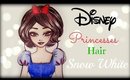 How to draw and color Disney Princesses Hair ❤ Snow White