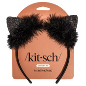 Kitsch Satin Cat Ears Headband