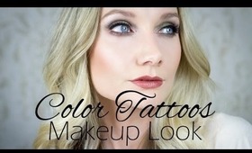 Fall 2012 Maybelline Color Tattoos Makeup Tutorial | 1000 Subscriber Giveaway