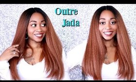 Wig Show & Tell ♡ |  Jada Wig Outre Kinky Straight Hair Under $30  - Hairsofly