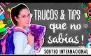 School hacks que no sabías + SORTEO INTERNACIONAL | Kika nieto