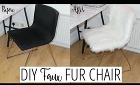 DIY FUR CHAIR - Cheap to Chic! | Ikea Hacks Ep  3