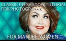 CLASSIC DRAMATIC EYES for Women Over 50 | How to do Makeup for Photographs  - mathias4makeup